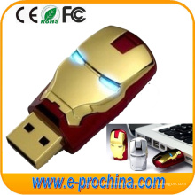 Fertigen Sie Logo Ironman USB-Blitz-Antrieb für förderndes Geschenk besonders an (ED197)